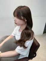 シェノン 梅田(CHAINON)&nbsp;梅田/クラゲヘアー/オリーブグレー/小顔/ココアベージュ