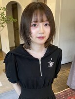 ヘアーアイスカルテット(HAIR ICI QUARTET)&nbsp;★大人可愛いミディアムレイヤー春◎小顔韓国風