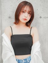 ニューヨークニューヨーク 樟葉店(NYNY)&nbsp;ゆるふわミディアム/ハッシュカット/ベージュ/韓国レイヤー