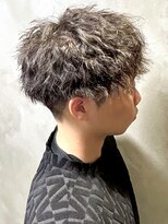 ディスイズバーバーサード(THIS IS BARBER 3rd) ツイストパーマ マッシュショート メンズパーマ 刈り上げ