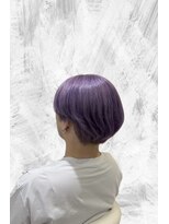 円(en)&nbsp;ハイトーンパープル×マッシュショート／八幡／本八幡