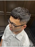 クロップフェードスタイル【神田/barber/床屋/ショート/】