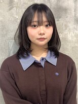 マーブル 町田(marble) ミルクティーブロンド/ダークブルー/デジタルパーマ/町田