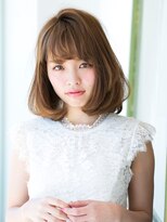 アメリ エ ギャルソン ジュヌ 鶴瀬店(amelie et garcon Jeune)&nbsp;前髪ありで愛されキレイなツヤ感映えるシンプルロブ