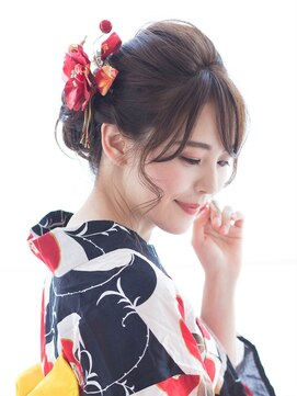 ヴァンカウンシル 伊勢佐木町店(VAN COUNCIL) 〈VANCOUNCIL〉夏のシ二オンアレンジ浴衣着物ヘアセット