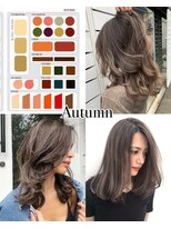 トルネード(TORNADO)&nbsp;パーソナルカラーハイライトバレイヤージュ オータム