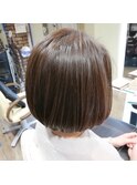 大人女子におすすめ!シンプルなグラボブ。