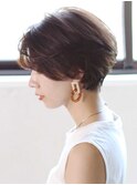 大人ショートボブ「ラブリ×抜け感」