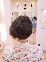 ヘアー＆フェイス ヤマ　ｈａｉｒ＆ｆａｃｅ　Ｙａｍａ&nbsp;アシンメトリーグラボブ