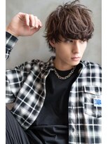 メゾンバイハバナ(maison by HAVANA)&nbsp;メンズビジネスツーブロックアップバング束感ショートマッシュ