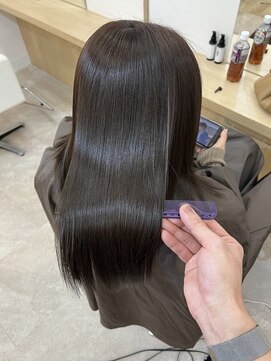 アンジュヘアー(ange hair) 髪質改善トリートメント#美髪#大人かわいい#こなれミディ