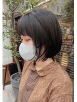 ノイ(neu)&nbsp;ナチュラルボブ【髪質改善/デザインカラー/ショート】