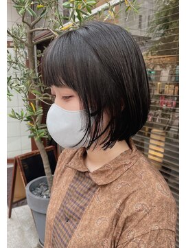 ノイ(neu) ナチュラルボブ【髪質改善/デザインカラー/ショート】