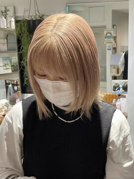 ゲーム 吉祥寺店(GAME) ダブルカラーケアブリーチハイトーンカラーベージュカラー韓国