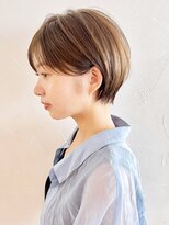 アイティー バイ アルバム 中野店(IT by ALBUM)&nbsp;ショートナチュラル_グレージュカラーボブウルフ_ba404741