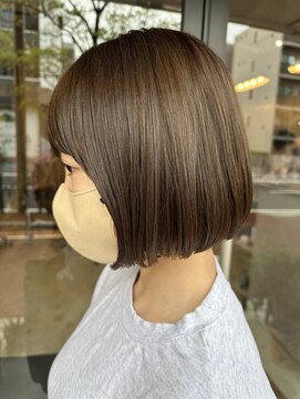 アイフィ(iFY) 【iFY 大川】ミニボブ×ベージュカラー