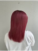 ★★チェリーピンクミディアムストレート