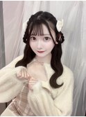 10代 20代に人気な量産セット◎ ガーリーヘア ピンクカラー