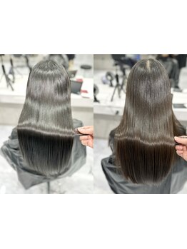 【青葉台3分】癖毛やうねり解決☆ダメージレス×ナチュラルの大人女性が選ぶ縮毛矯正＊湿気対策◎