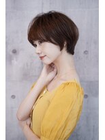 アイスバーグ(eyesburg)&nbsp;大人美人外ハネボブショコラブラウン前髪小顔カットモテ髪