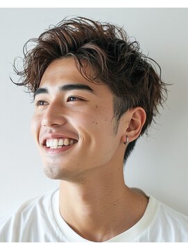 メンズ ルシードスタイル アウラ 松戸市五香(LUCIDO STYLE Aura) メンズスタイル【五香/メンズカット＜理容室＞/ブリーチ/眉毛】