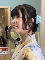 ヘアーアンドメイク アントレイ(HAIR&MAKE)&nbsp;浴衣似合う編み込みアップ