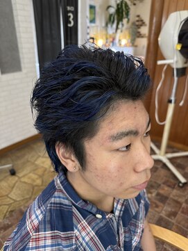 エクリュ(eKuryu) ブルーブラックハイライト