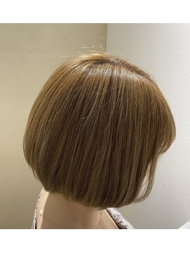 トレパルッキエーレサカイ(tre parrucchiere sakai) 20代30代40代/丸みボブ/ベージュカラー/白髪染め/オーガニック