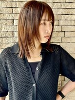 アルネ(arne)&nbsp;顔周りレイヤー×切りっぱなし