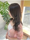 透け感グレージュ  髪質改善/ケアカラー/トリートメント