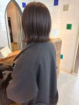 キラーナセンダイ(KiRANA SENDAI) [外ハネボブ/切りっぱなしボブ/パールグレイ]髪質改善