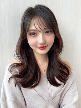 アフロート ディル(AFLOAT D'L) 2wayバングでイメチェン！顔まわりレイヤーくびれヘアが人気◎