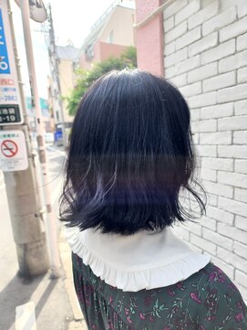 アマレット(Amaretto) 【パーソナルカラー診断×ブルーブラック】髪質改善