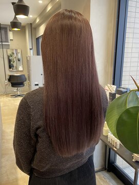 コージーベルベット(Cosy Velvet) ブリーチなしピンクブラウン