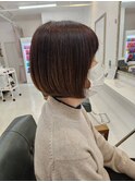 アイロンなし時短ボブ