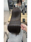 潤ツヤ仕上げの髪質改善カラー