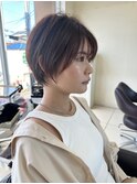 ショートカット×ひし形ショートボブ×ハイレイヤー30代40代50代