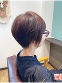 分け目なしショート