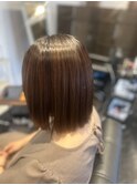 切りぱなしボブ
