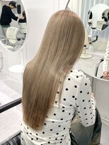 ミーム 原宿 表参道(meme)&nbsp;!ダブルカラーハイトーンミルクティーベージュグレージュ#原宿