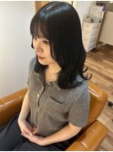 顔周りレイヤースタイル