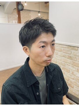 カミケン 黒岩店　kamiken・ 清潔感2ブロック×アップバングショート【カミケン黒岩店/福島】