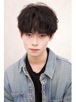 ルーシー 川越(LUCEY)&nbsp;センターパートフェザーパーマシャドウパーマメンズパーマ