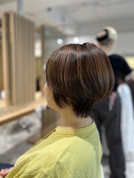 ソイクフ 四条大宮店(SOY-KUFU) 20代30代40代◎似合わせカットデザインカラーハイライトショート