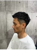 刈り上げ短髪