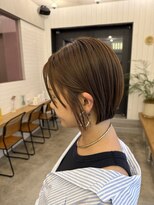 グッデイ ヘアー(GOOD DAY HAIR)&nbsp;【GOOD  DAY  HAIR】 ボブ  細めハイライト ケアブリーチ 下北沢