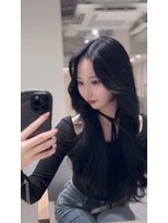 ラベスト キョウト(LOVEST)&nbsp;韓国レイヤー◆髪質改善ブルーブラック　前髪なし