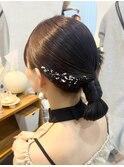 韓国ヘア/お呼ばれヘア/ヘアアレンジ/ヘアセット/船橋/京成船橋