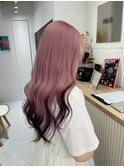 インナーカラー/トリートメント/デザインカラー/ペールピンク