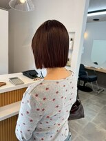 クララジャパン ナベシマ(CLALA JAPAN Nabeshima)&nbsp;縮毛矯正　質感ストレート　髪質改善カラー　顔まわり　ブリーチ